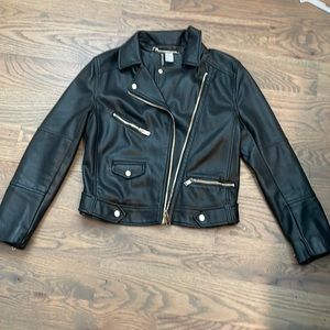 H&M Leather Jacket size 6